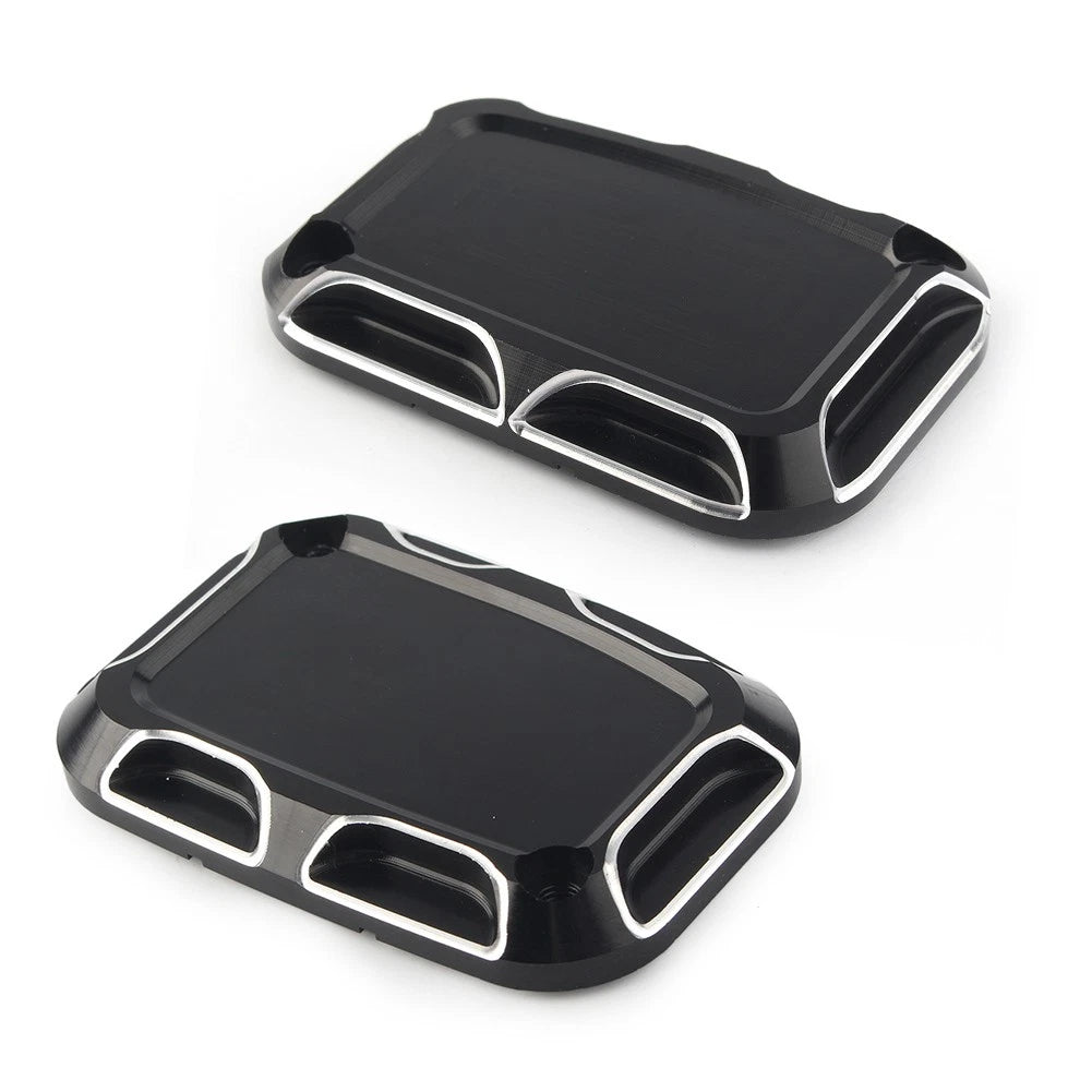 Shallow Cut Brake Master Cylinder Cover For Harley Touring Street Glide 14-16