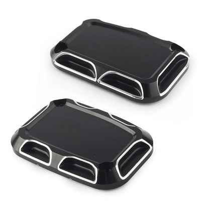 Shallow Cut Brake Master Cylinder Cover For Harley Touring Street Glide 14-16