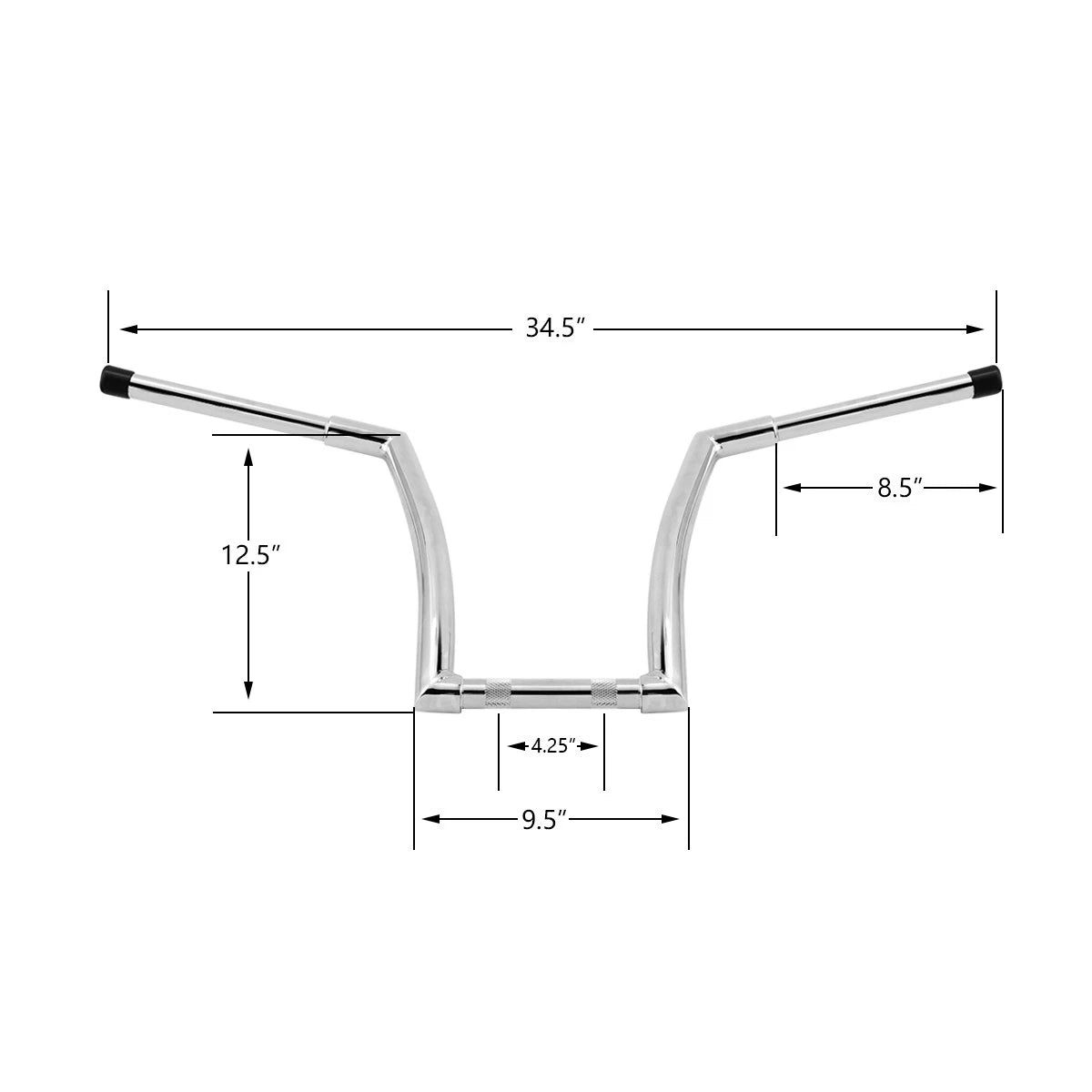 Handlebar Handle Bar Fit For Victory Cross Roads 10-14 Hard Ball 2012-13 Chrome