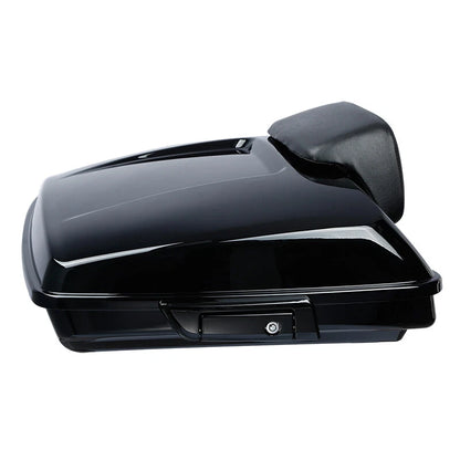 Razor Trunk Backrest Solo Mount Rack Fit For Harley Street Road Glide King 14-Up