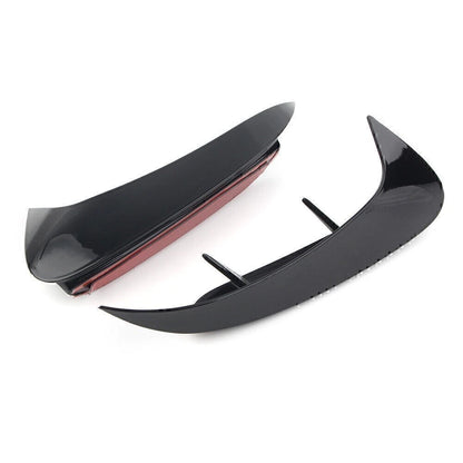 ABS Rear Bumper Fins Trim Canards Splitter For Benz A Class W177 Sport 2019+ Blk
