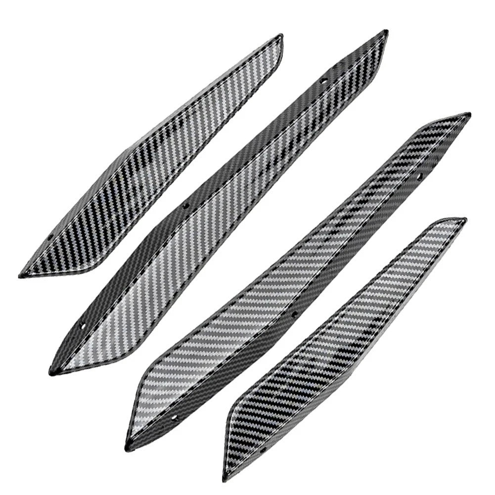 Carbon Fiber Look Front Bumper Splitter Side Skirt Fit For BMW M2 G87 2023-2024