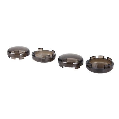 4X Turn Signal Light Smoke Lens Cover for Harley Touring Sportster Softail Dyna