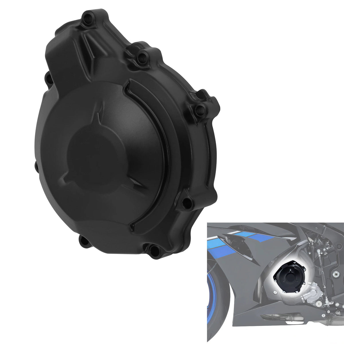 Black Stator Magneto Cover Fit For Suzuki GSXR1000 GSXR 1000 2017-2024 2023 2022