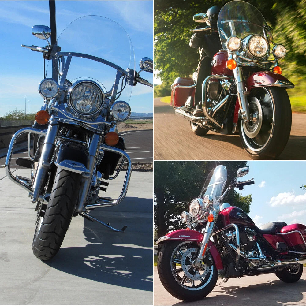 Engine Guard Crash Bar For Harley Road King Electra Street Tri Glide FLHTK 09-23