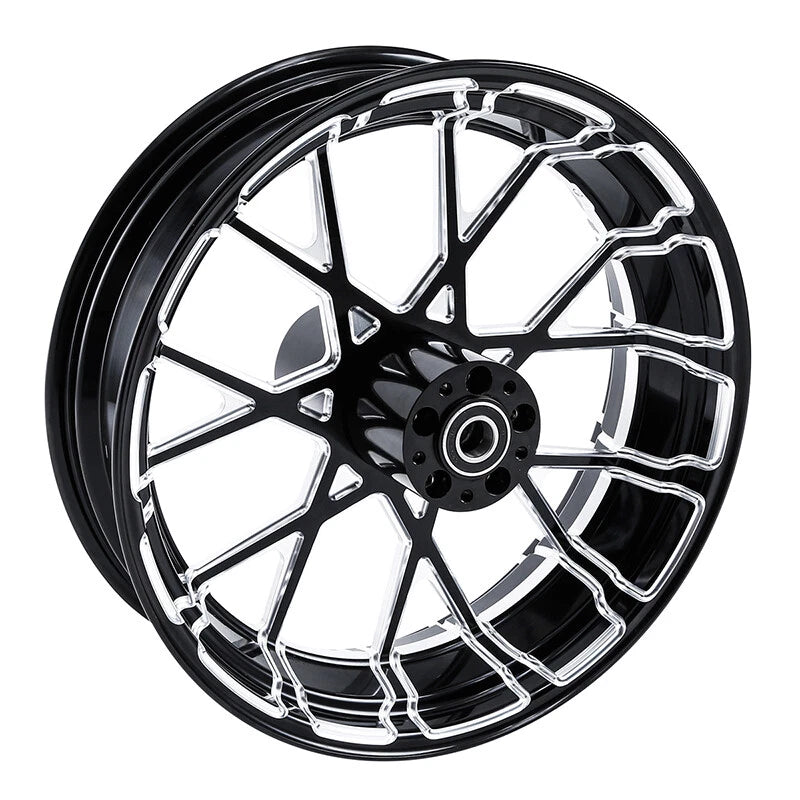18'' Rear Wheel Rim Hub Disc & Belt Pulley Fit For Harley Electra Glide 1997- 20