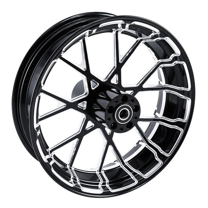 18'' Rear Wheel Rim Hub Disc & Belt Pulley Fit For Harley Electra Glide 1997- 20