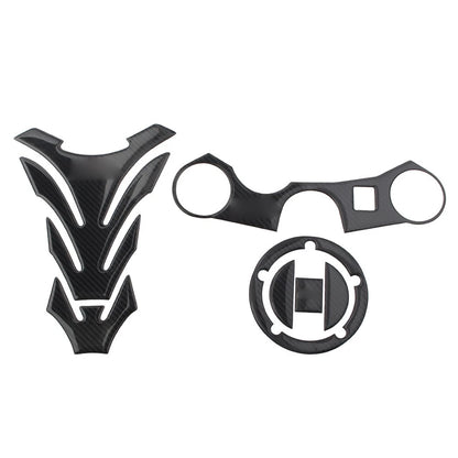 Protector 3D Decal Gas Tank Pad Stickers Carbon Fiber Fit GSXR 1000 750 600 US