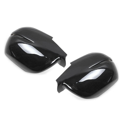 Carbon Fiber style Rearview Side Mirror Cover Caps Trim For Honda CR-V 2017-2019