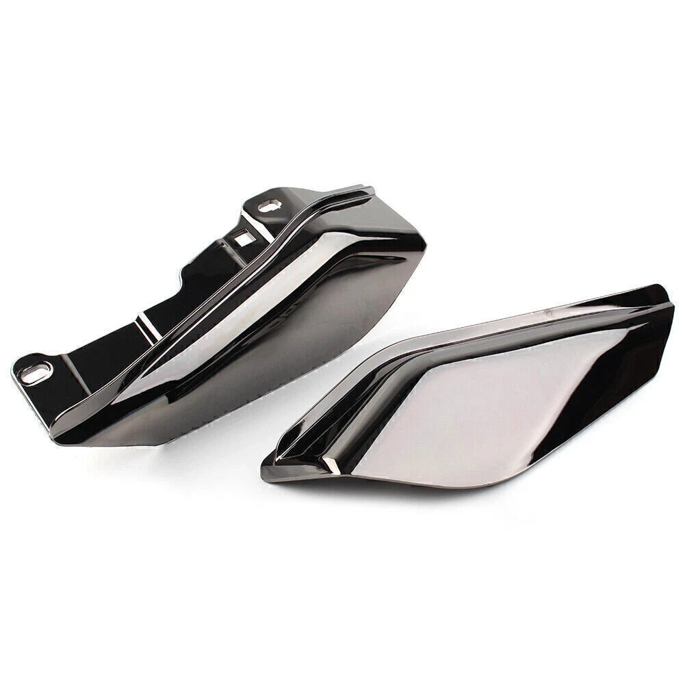 2PCS Heat Shield Mid-Frame Air Deflector Trim For Harley Street Glide 2009-2016