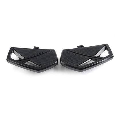 1 Pair of Black Floorboard Footrest Footpegs For Harley Softail 2018-2023