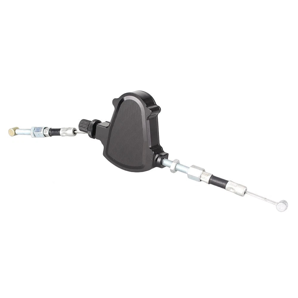 Aluminum Stunt Clutch Pull Cable Lever Easy System Fit For Honda Kawasaki Black