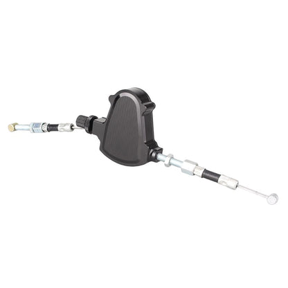 Aluminum Stunt Clutch Pull Cable Lever Easy System Fit For Honda Kawasaki Black
