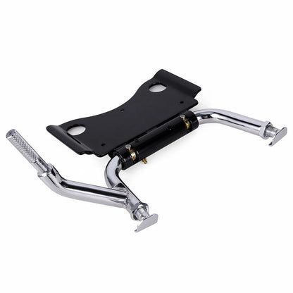 Chrome Adjustable Service Center Stand Jack For Harley Touring Dresser Bagger Up