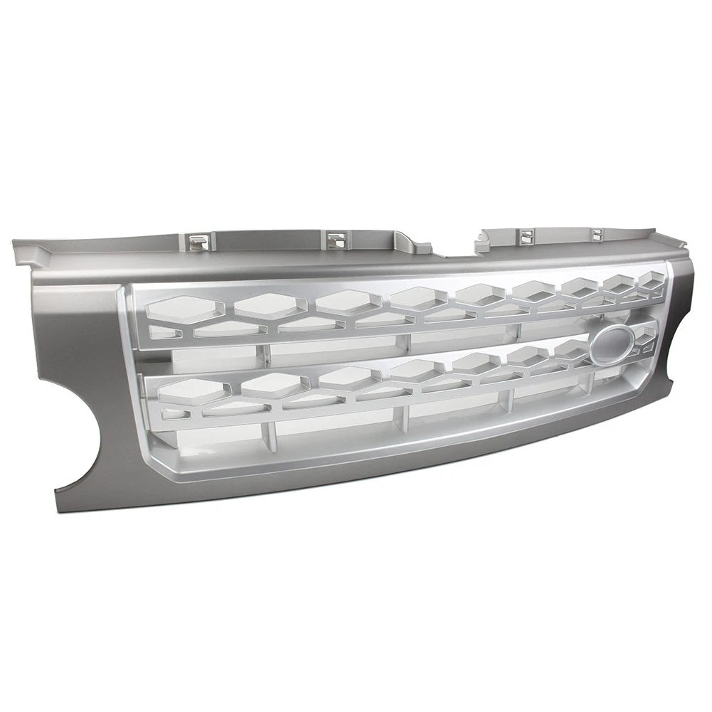 Gray Silver Front Grille Bumper Mesh For Land Rover Discovery LR3 2005-2009 2007
