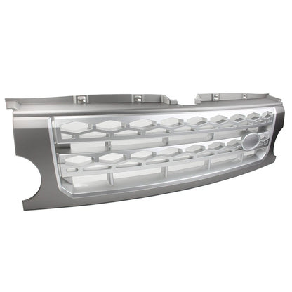 Gray Silver Front Grille Bumper Mesh For Land Rover Discovery LR3 2005-2009 2007