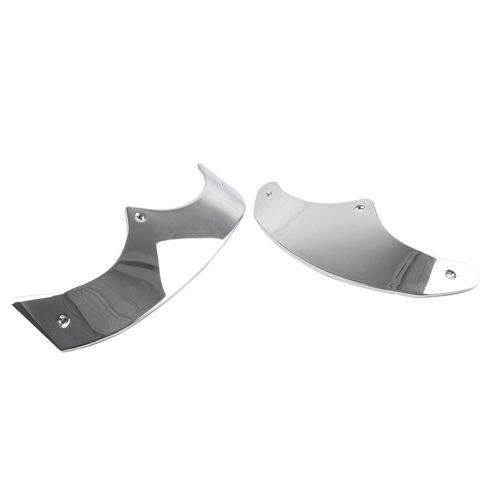 Front Rear Mudguard Tip Edge Trim Chrome For Harley Fat Boy FLSTF 89-06