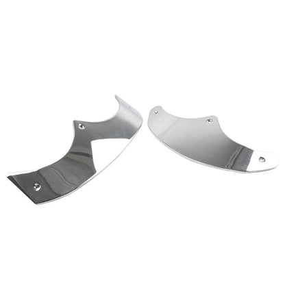 Front Rear Mudguard Tip Edge Trim Chrome For Harley Fat Boy FLSTF 89-06