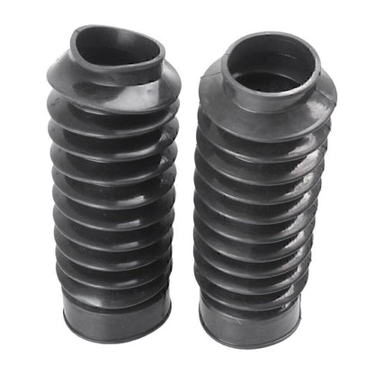 49mm Front Fork Cover Gaiters Gators Boots For Harley Dyna Fat Bob FXDF 08-10