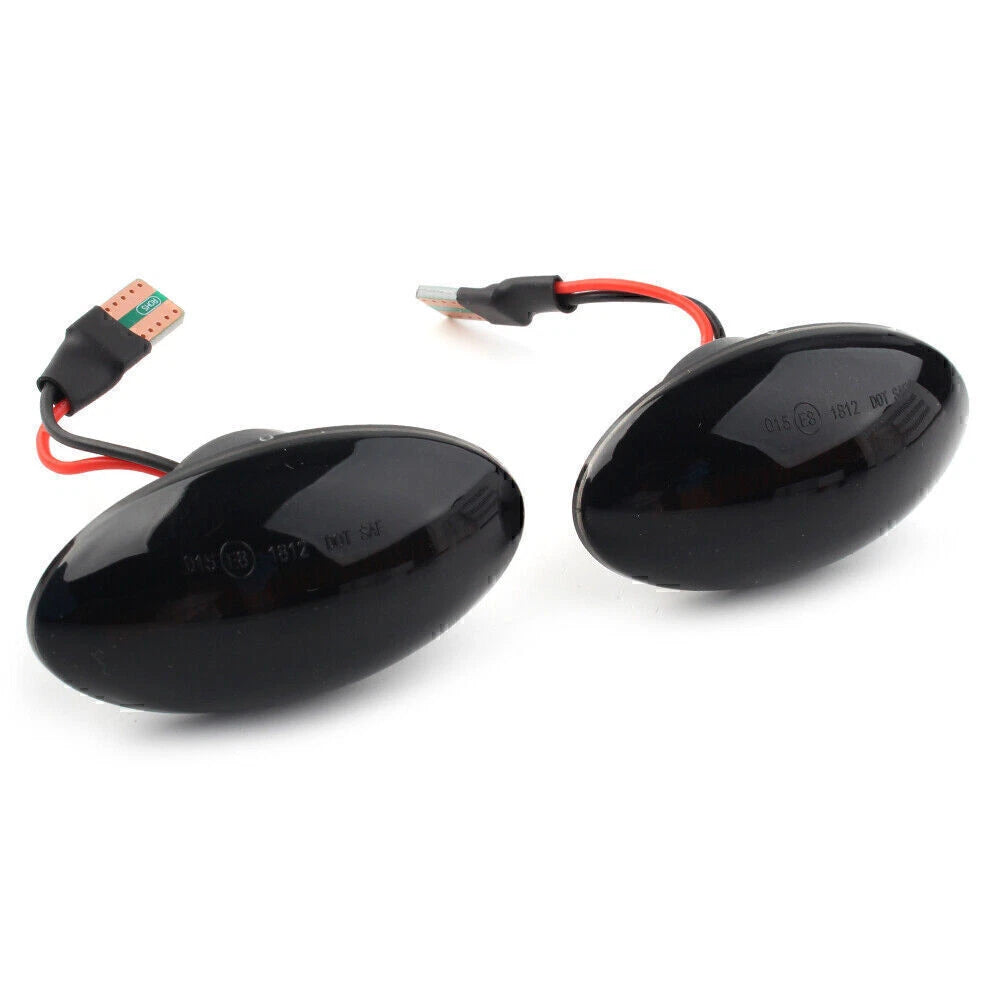 LED Sequential Dynamic Side Marker Turn Signal Light Fit Mini Cooper R50 R52 R53