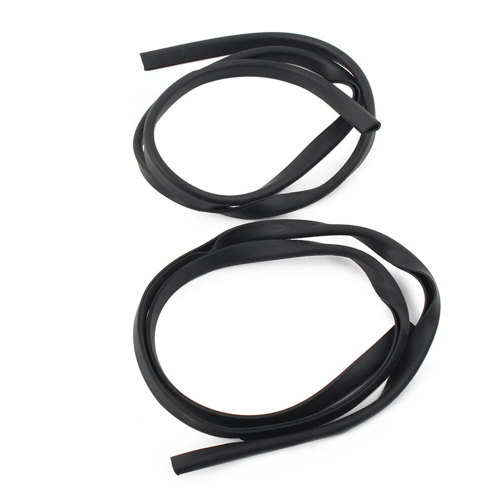 2pcs 31.9" Inner Fairing Trim Seal For Harley Touring Electra Street Glide Black