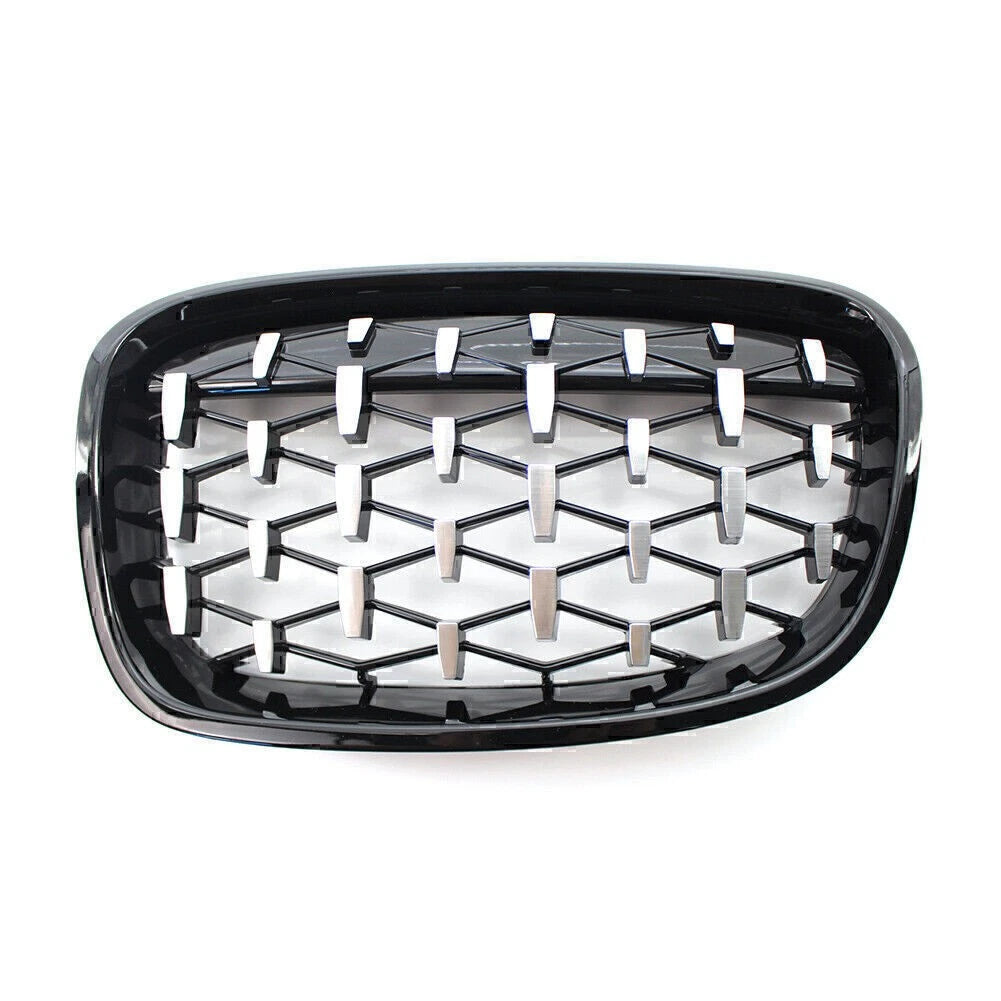 Front Black Grille Chrome  Meteor Latest Style Fit BMW 1 Series F20 F21 11-14