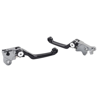 Pair Pivot Brake Clutch Lever For YAMAHA WR 250F WR 450F 01-16 WR250F WR450F Blk