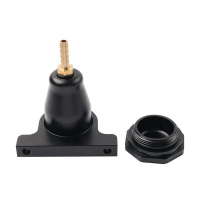 Black Upgraded Billet Hydraulic Clutch Reservoir w/O-Ring Application Universal