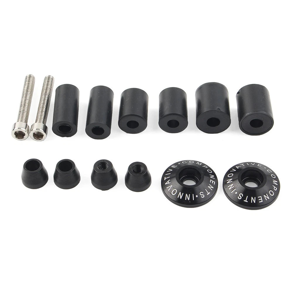 CNC 7/8'' Handle Bar End Weights Handlebar Grips Cap Plugs Motor Dirt Bike Black