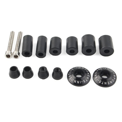 CNC 7/8'' Handle Bar End Weights Handlebar Grips Cap Plugs Motor Dirt Bike Black
