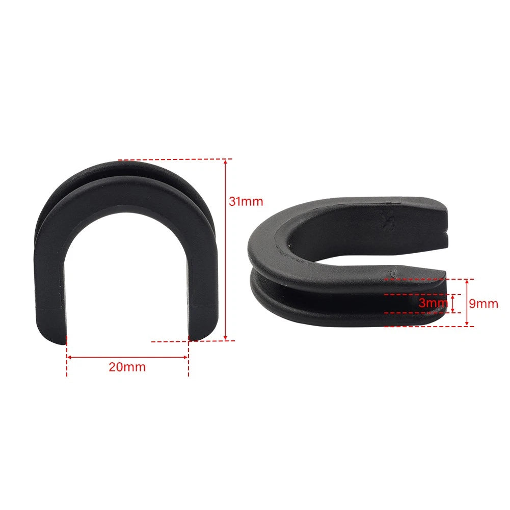 Sissy Bar Luggage Rack Side Plate Mounting Bracket Grommet For Harley 52682-09