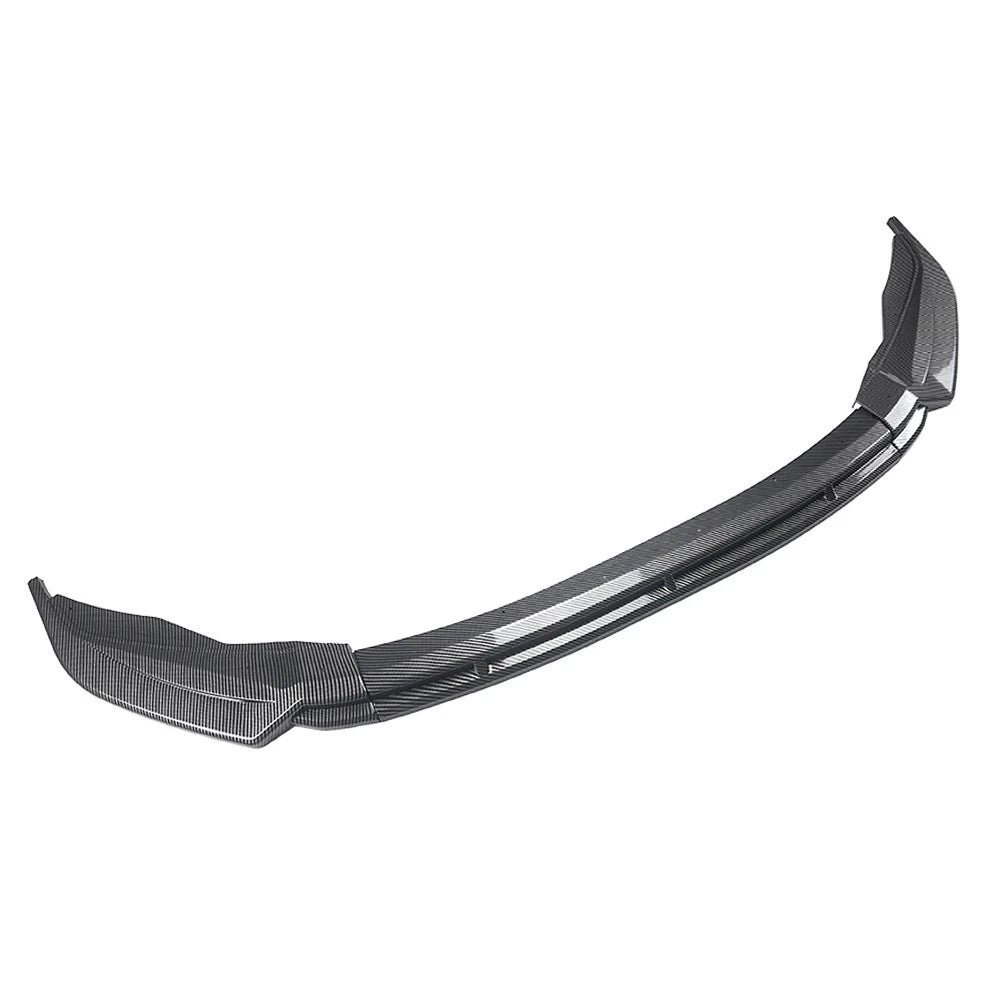 Carbon Look Front Bumper Lip Spoiler For VW Tiguan MK2 Pre-facelift 17-20