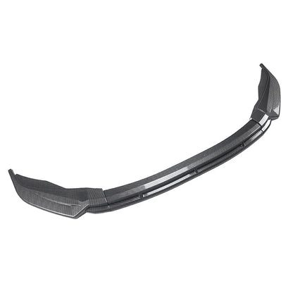 Carbon Look Front Bumper Lip Spoiler For VW Tiguan MK2 Pre-facelift 17-20