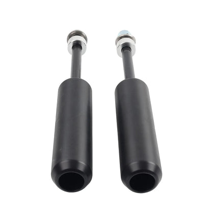 6" Left & Right Crash Bar Shock Frame Sliders Mounts For Harley Dyna 2006-2017
