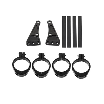 54MM Motorcycle Headlight Bracket Mount Clamp Fork Tube Holder For Harley
