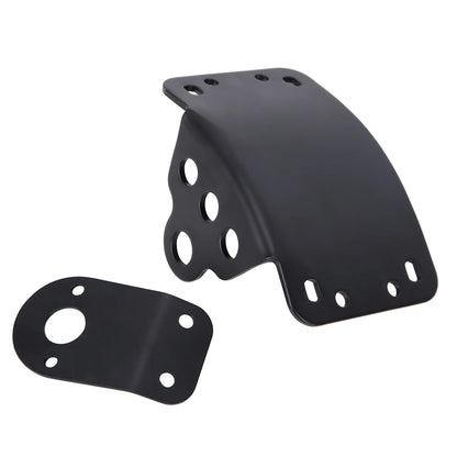Motorcycle Black Side Mount License Plate Bracket Holder For Harley Chopper Dyna