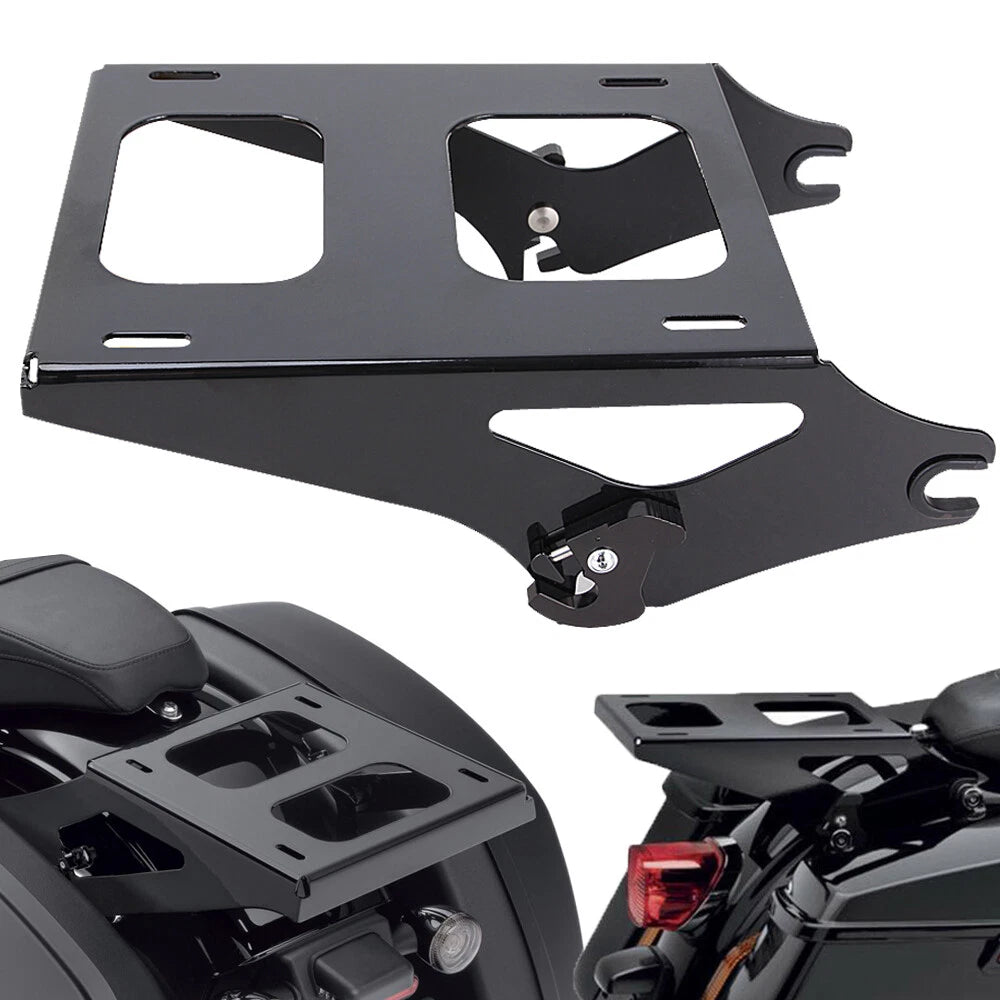 Detachable Two-Up Tour Pak Pack Mounting Luggage Rack For Harley Touring 2014-23