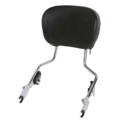 Sissy Bar Passenger Backrest Luggage Rack For Harley Electra Street Glide 09-Up