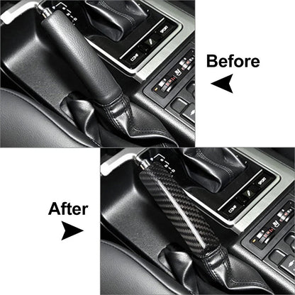 Carbon Fiber Handbrake Handle Protector for Toyota Land Cruiser Prado 2014-2019