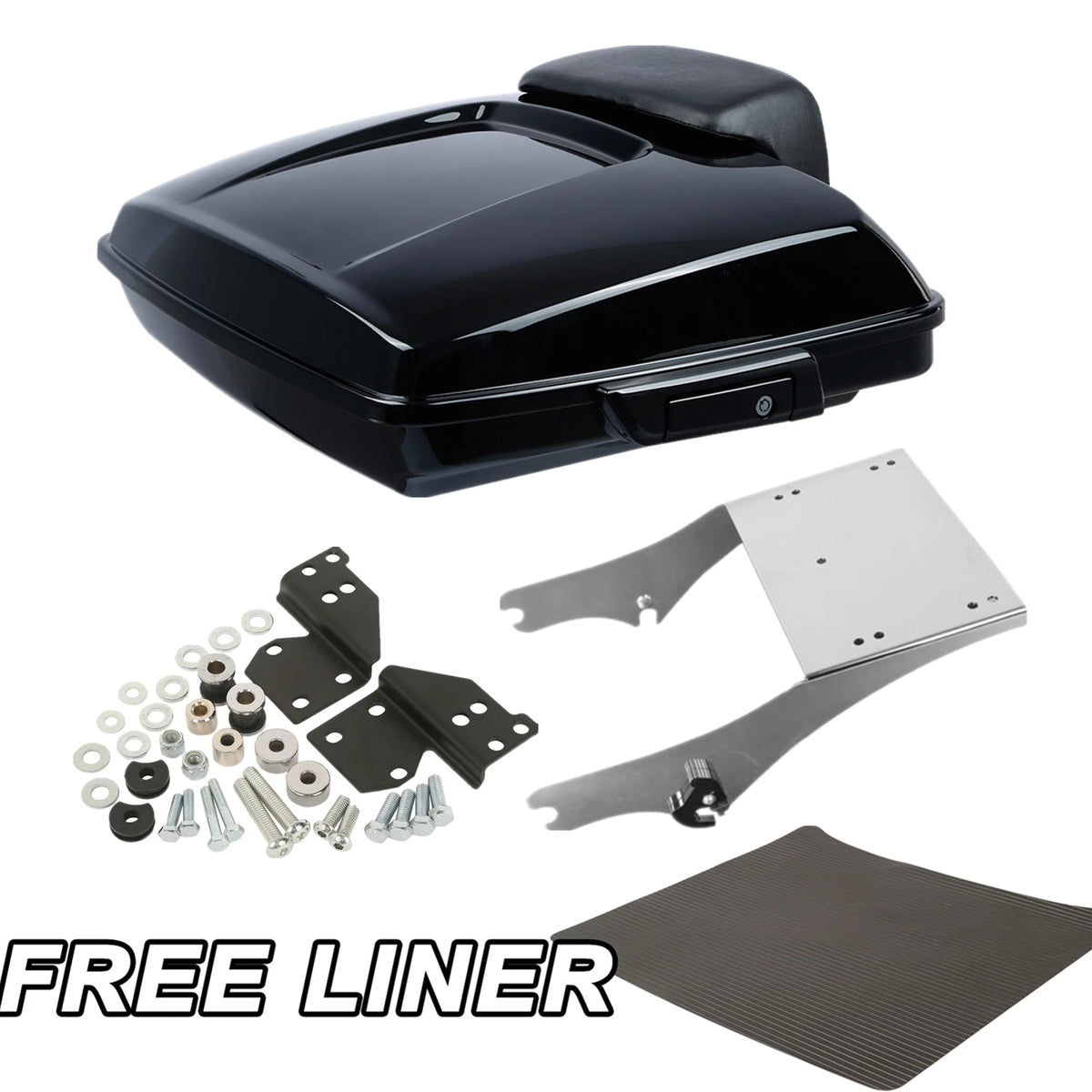 Razor Trunk Pad Mount Rack Docking Kit Fit For Harley Touring Road Glide 97-08