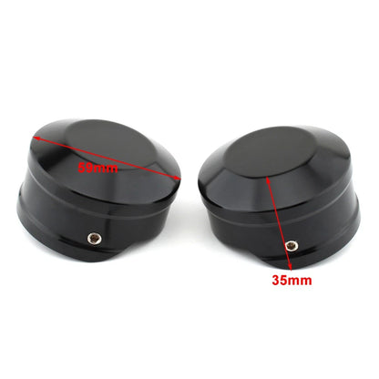 Black Upper Fork Stem Nut Cap For Harley Softail Breakout FXBR FXBRS 18-23 US