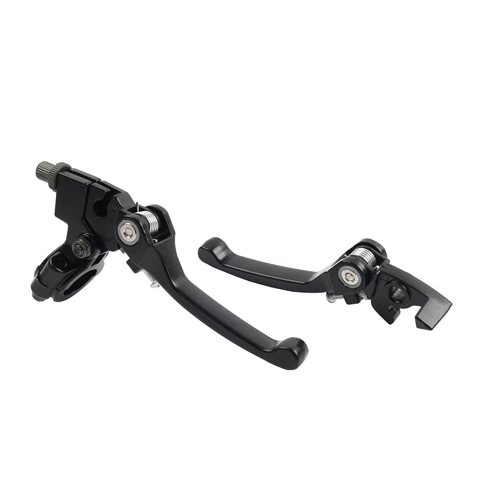 Brake Clutch Levers Black For Dirt Bike 50cc 125cc 22mm 7/8 Inch Handlebar