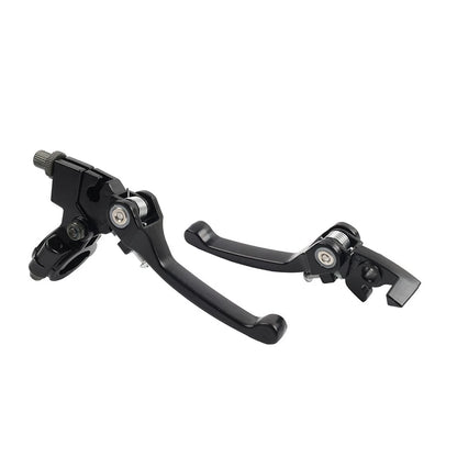 Brake Clutch Levers Black For Dirt Bike 50cc 125cc 22mm 7/8 Inch Handlebar