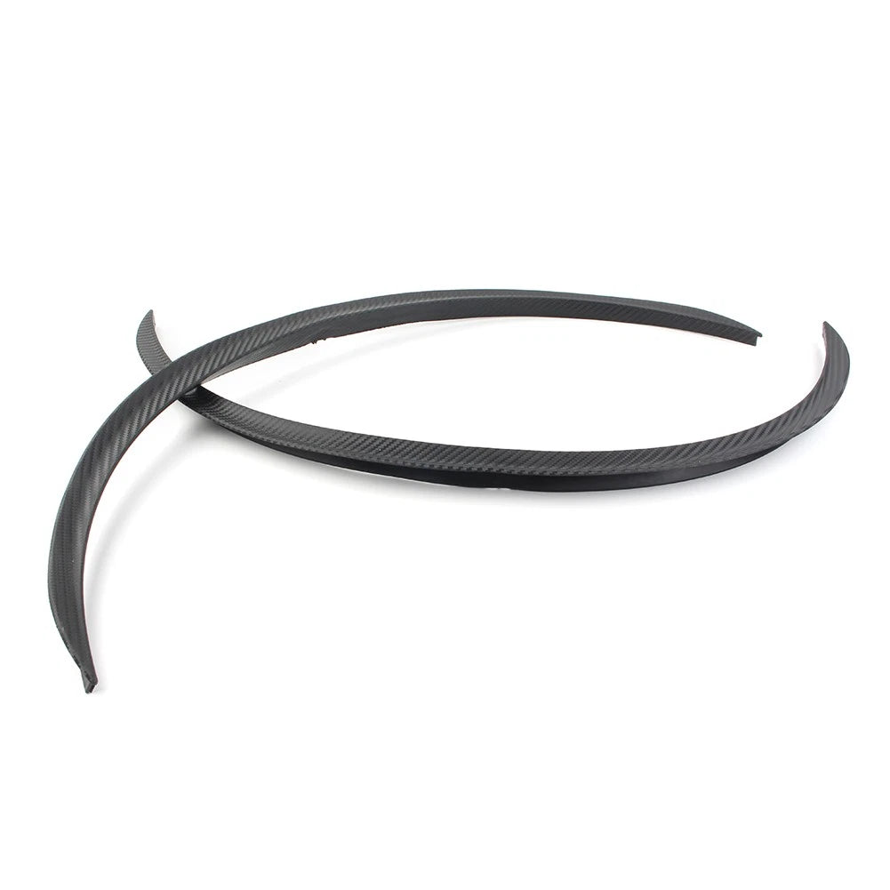 Carbon Fiber Car Wheel Eyebrow Arches Lips Fender Flares Protector Trim Cover
