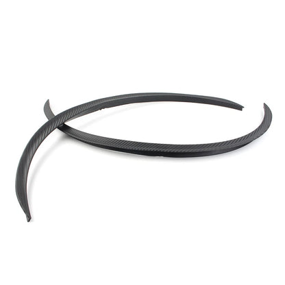 Carbon Fiber Car Wheel Eyebrow Arches Lips Fender Flares Protector Trim Cover