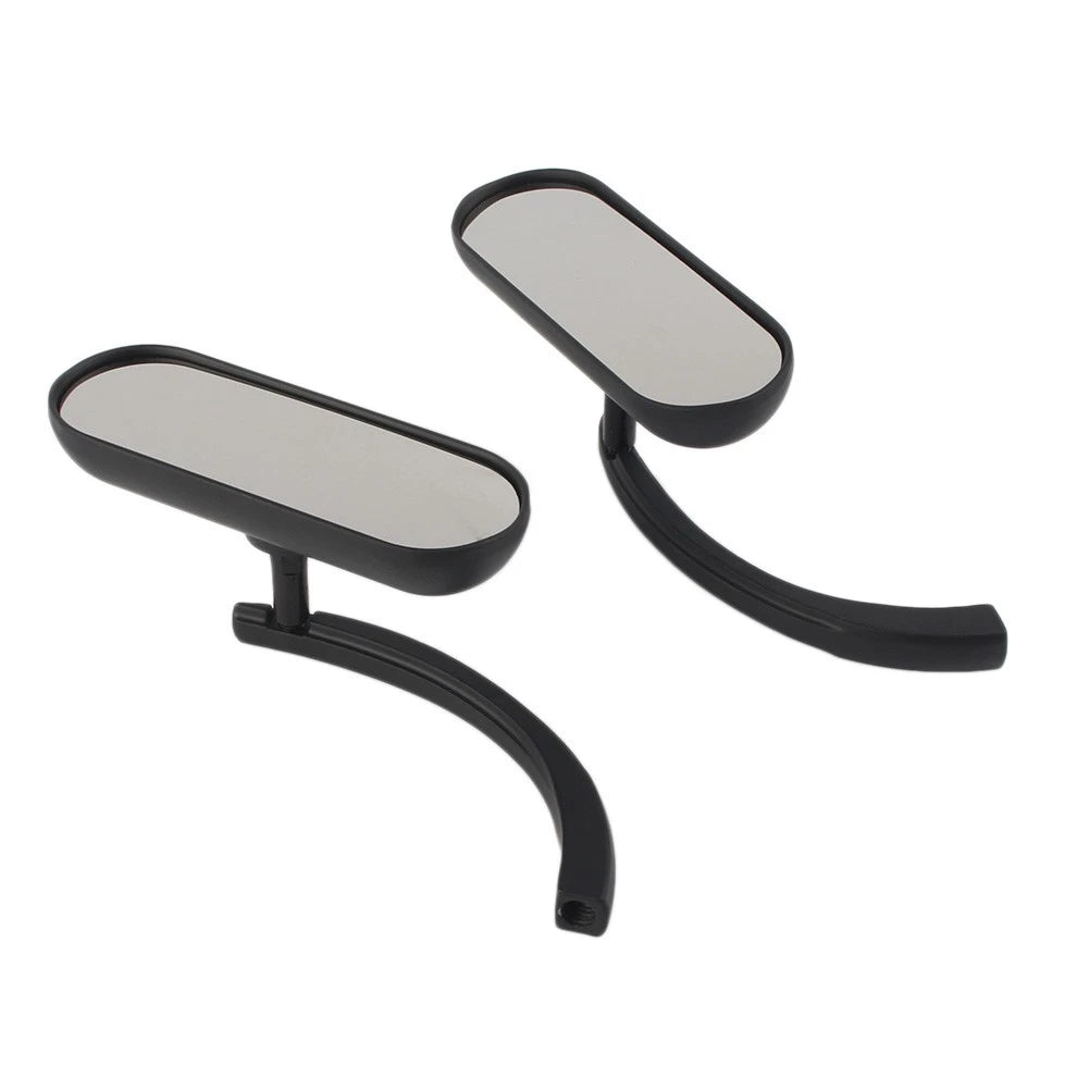1 Pair Motor Rear View Side Mirror left right Fit All for Harley Davidson Black
