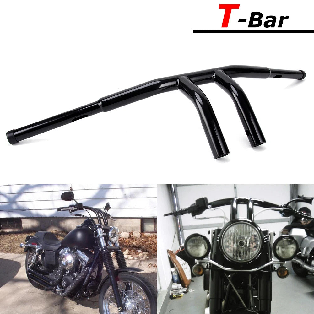 1 1/4'' 8" Rise T-Bars Handlebar For Harley Sportster XL 883 1200 Dyna Drag Bar