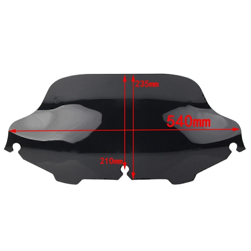 8"Wave Windshield Windscreen For Harley Touring Electra Street Glide 1996-13 US