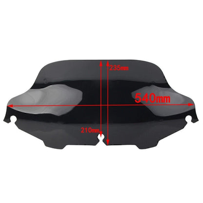 8"Wave Windshield Windscreen For Harley Touring Electra Street Glide 1996-13 US