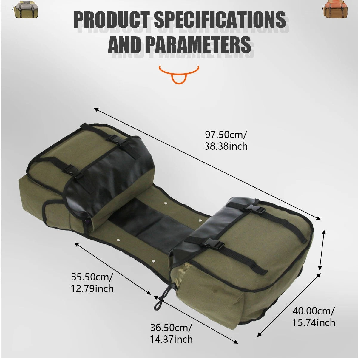 Canvas Motorcycle Side Tool Saddle Bags for Harley BMW Yamaha Honda Kawaski